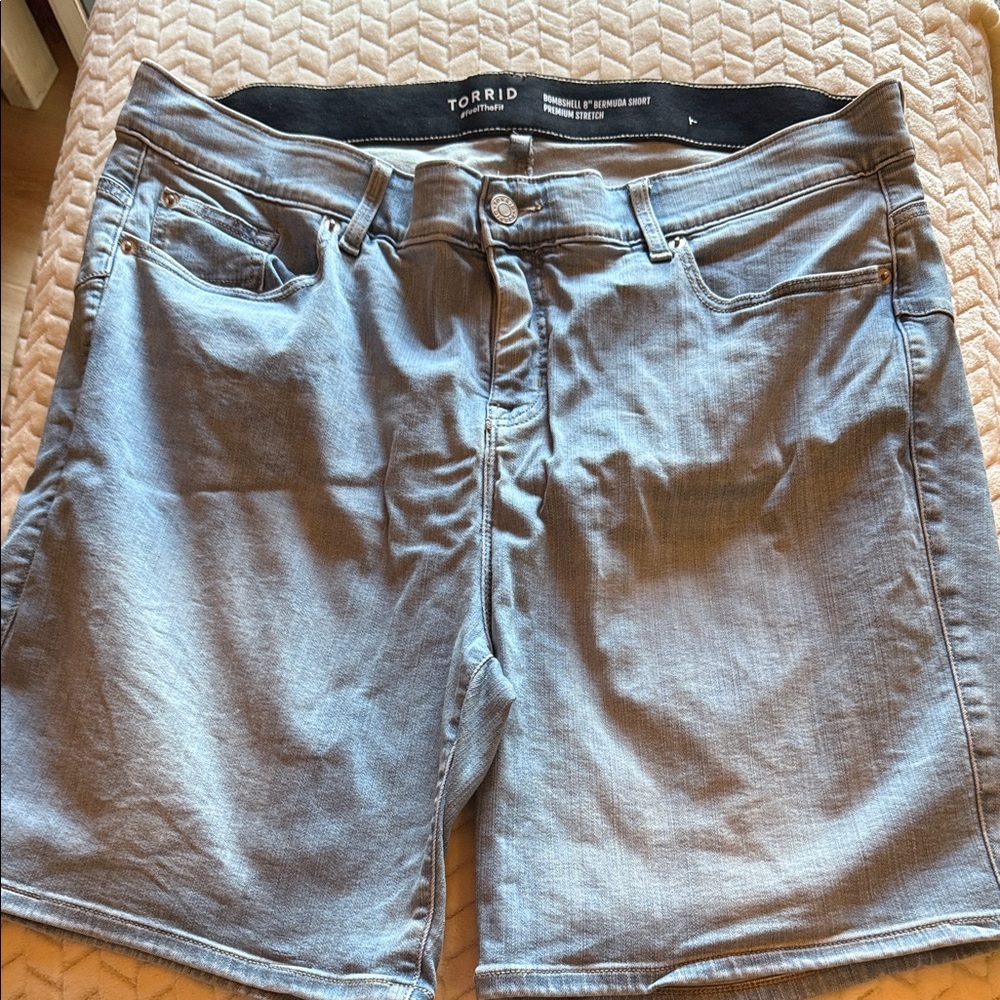 Torrid Women's Light Blue Denim Shorts